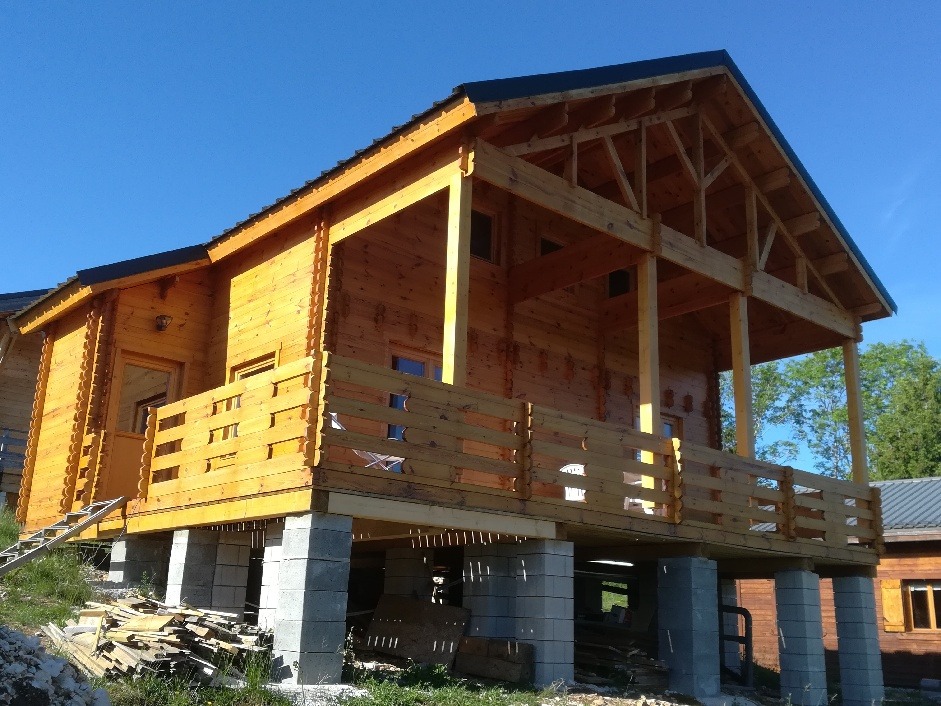 Chalet sur vide sanitaire